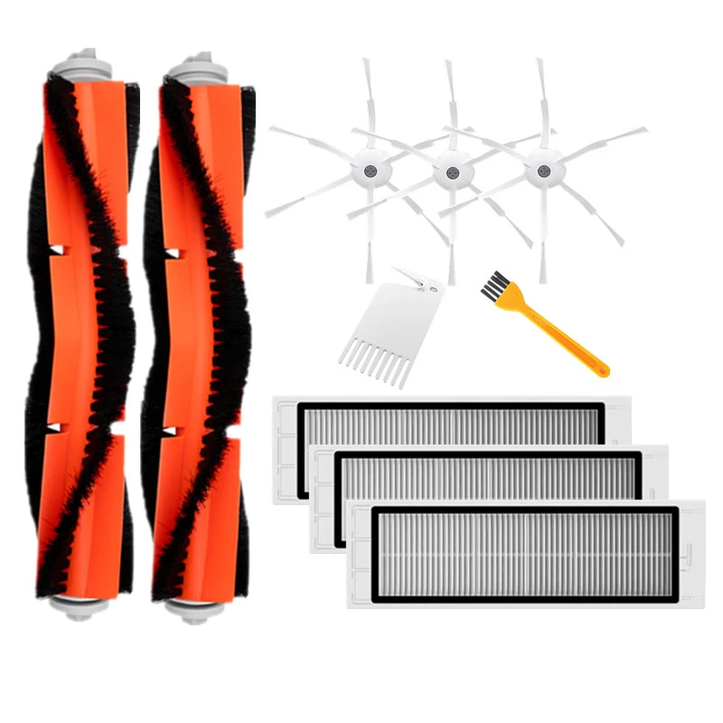 10PCS for Xiaomi Vacuum Cleaner Accessory Replacement XIAOMI Mi Robot Roborock Xiaowa Parts Kit | Бытовая техника