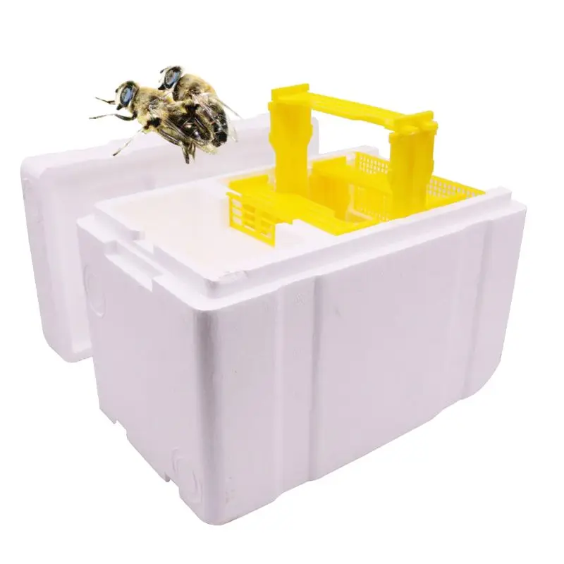 Пчелиный улей королевская коробка для пчеловодства коробка для опыления пенопластовые рамки набор инструментов для пчеловодства E65B