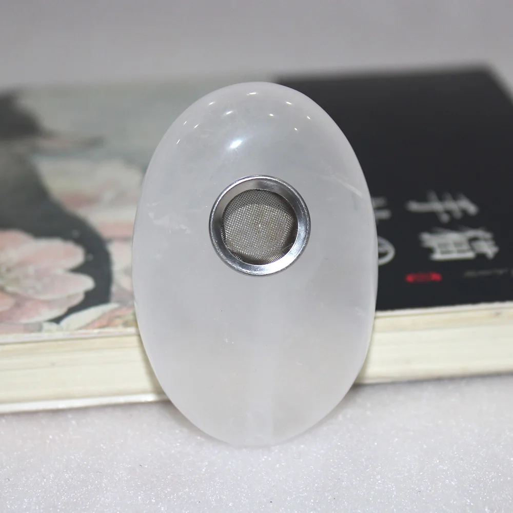Runyangshi 1 шт. ПРИРОДНЫЙ прозрачный кварц ручной резной белый прозрачный камень курительные трубы дымчатые водоросли Трубы Табак