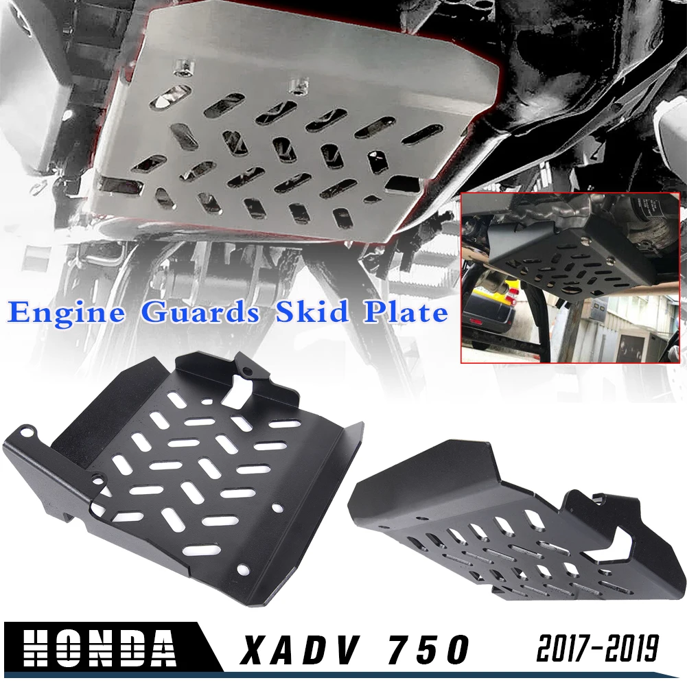 

Motorcycle Skid Plate Engine Frame Guard Chassis Protection Cover CNC Aluminum for Honda X-ADV XADV X ADV 750 2017 2018 2019