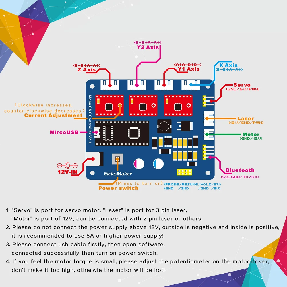 

Hot New XYZ 3 Axis Stepper Motor Driver Controller Board Control Panel For DIY Laser Engraver