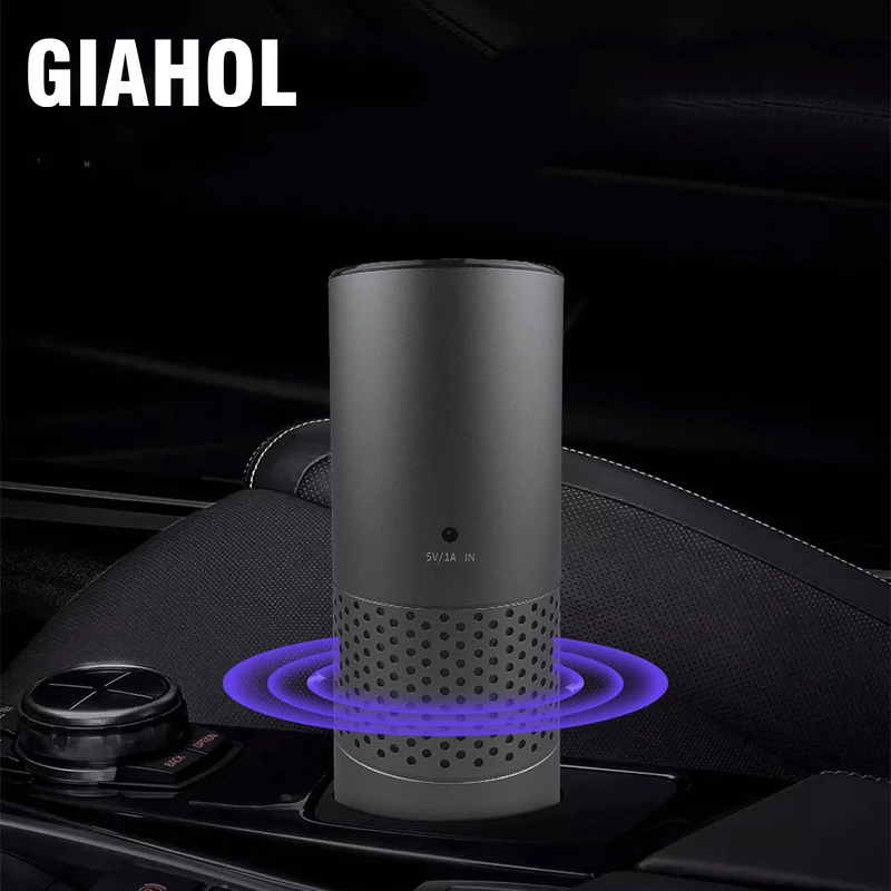 

HEPA Air Purifier Mini USB Air Ionizer Car Air Freshener for Home Car Air Cleaner Negative Ion purifiers Remove pm2.5, Smoke,