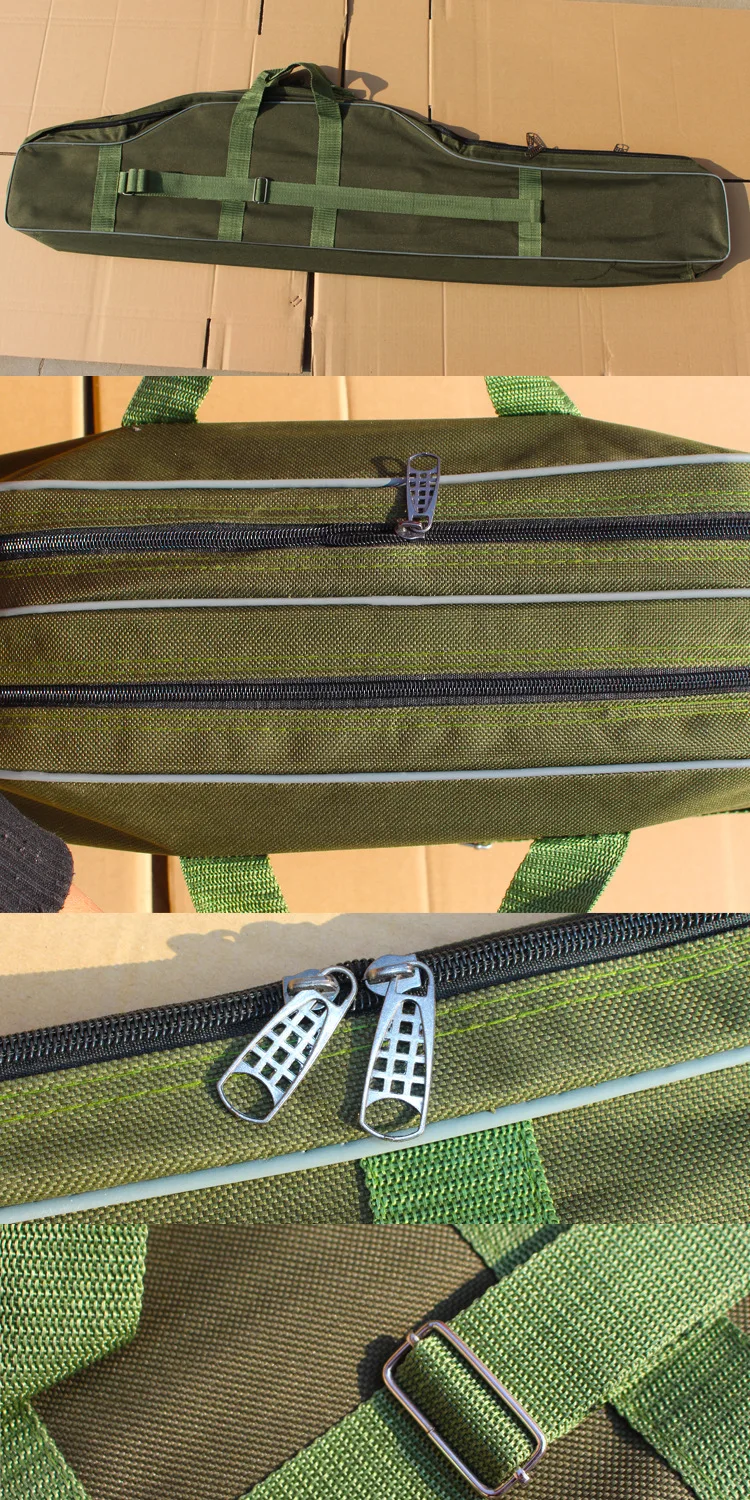 120 см трехслойная сумка для желудка, Толстая сумка для удочки, сумка для рыбалки 800D