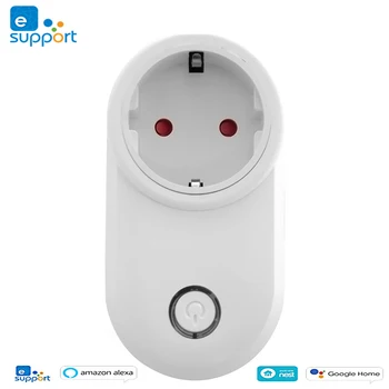 

eWeLink Smart Socket WIFI Smart Remote Control EU UK US JP Plug 10A Compatible with Alexa Google Home IFTTT Voice Control Socket