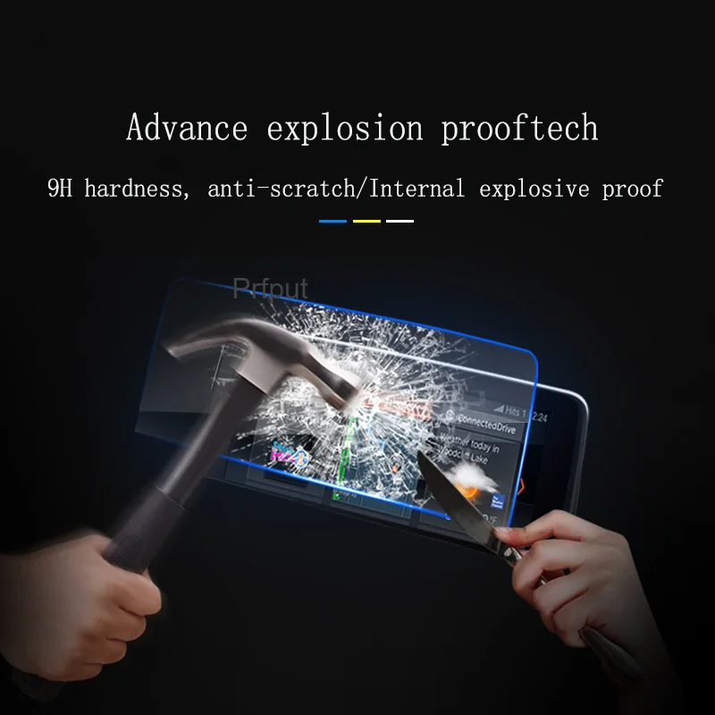 Tempered Glass Protective Film Screen Protector Film Car Interior Film Door Protective Film For Ford Fusion Mondeo 2013- Car GPS navigation film LCD screen Tempered glass protective film Anti-scratch Film Accessories