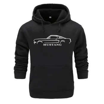 

2019 free shipping New Cotton Leisure Fashion Brand FORD Mustang hoodies New Clothing Car men hoodies