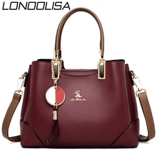 3 Слои роскошные кожаные Сумки Для женщин сумки дизайнерские Сумки Высокое качество дамские ручные сумки для Для женщин Bolsa Feminina