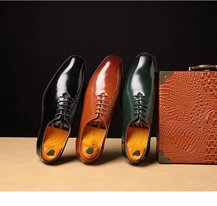 Новые модные мужские туфли-оксфорды размера плюс из искусственной кожи мужская деловая модельная обувь British Wind свадебные туфли большого размера мужские