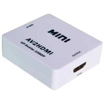 

New Mini Av To HDMI HDMI Converter Hd 1080P HDMI Converter Hd 1080P Adapter Strong Stability For HDTV DVD TV Box