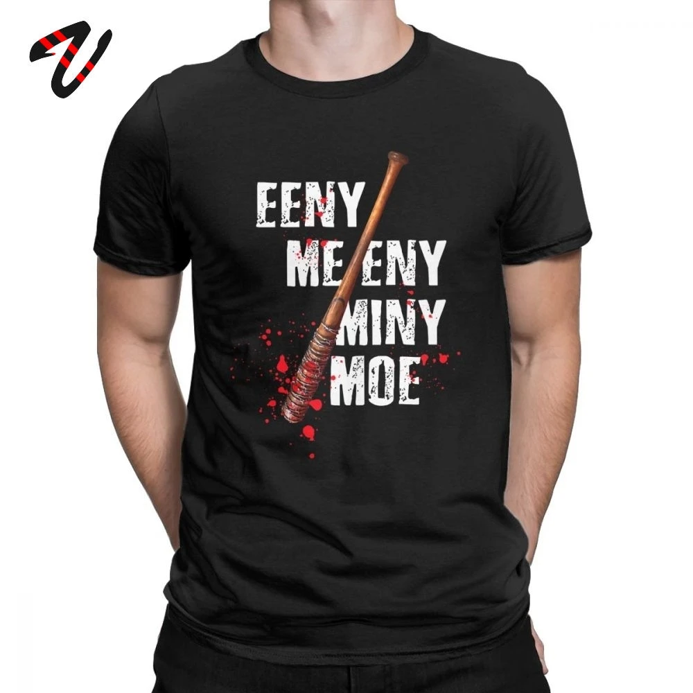 Eeny Meeny Miny Moe Футболка Мужская Премиум хлопок футболки 90s футболка Ходячие мертвецы