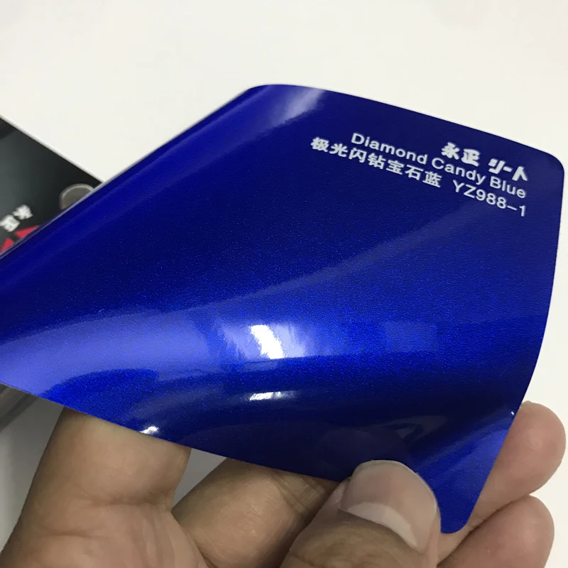 Dark Blue Diamond Glitter Vinyl Wrap Sticker