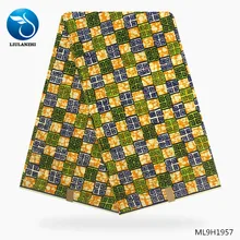 LIULANZHI африканская восковая ткань s хлопок Анкара восковая ткань s для платья модный стиль настоящая восковая Ткань 6 ярдов ML9H1950-ML9H1969