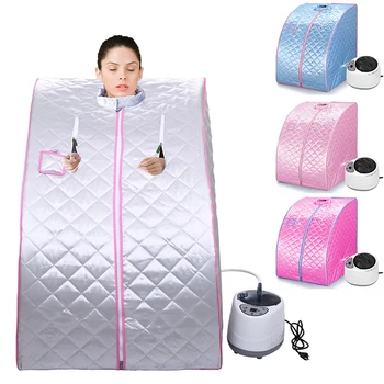 

1-6 levels Portable Steam sauna spa with steam generator capacity of 2L weight loss Home steam sauna bath spa Relaxes tired