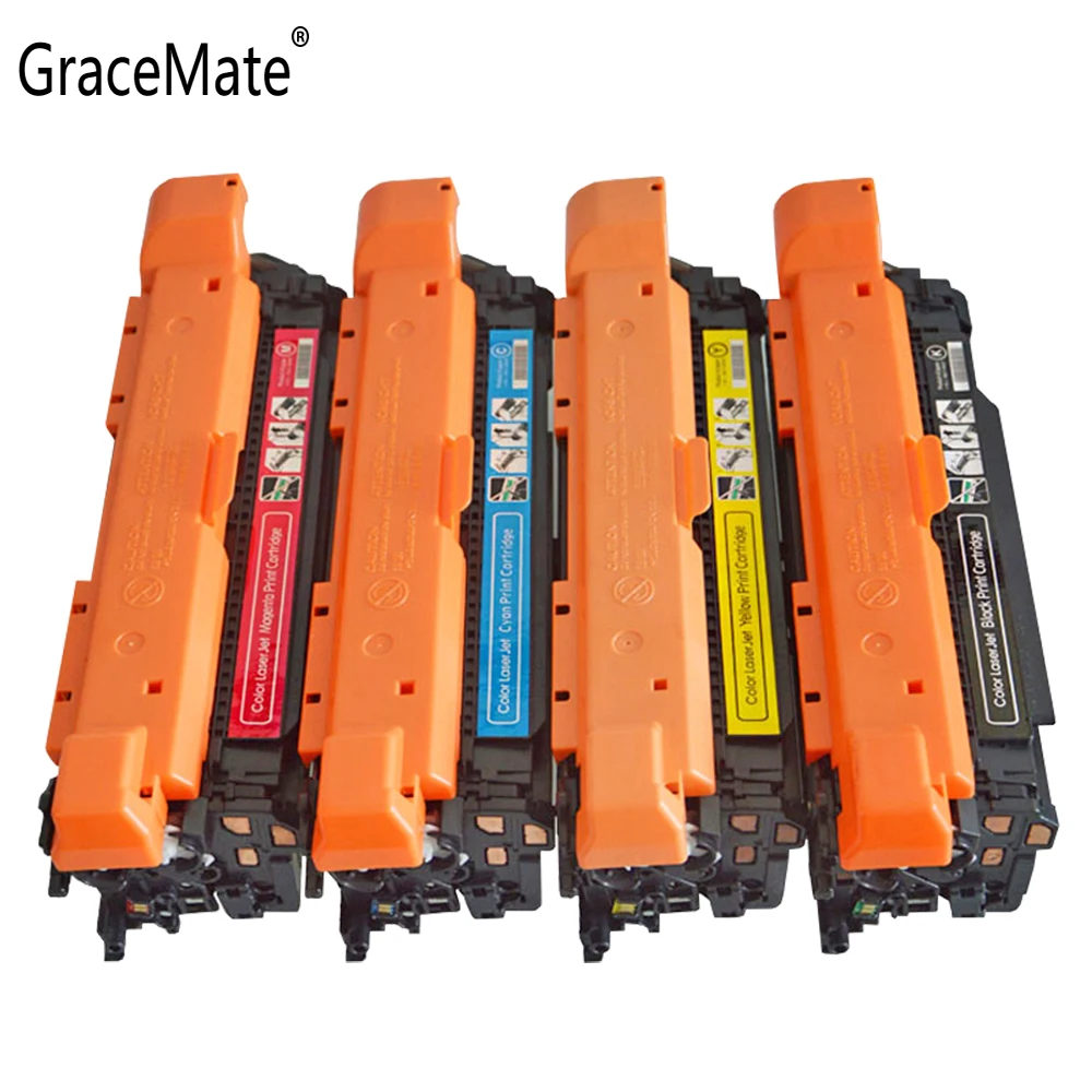 GraceMate тонер-картридж 201A CF400A CF401A CF402A CF403A совместимый с HP LaserJet M252n M252d M277c6 M277n M277dw