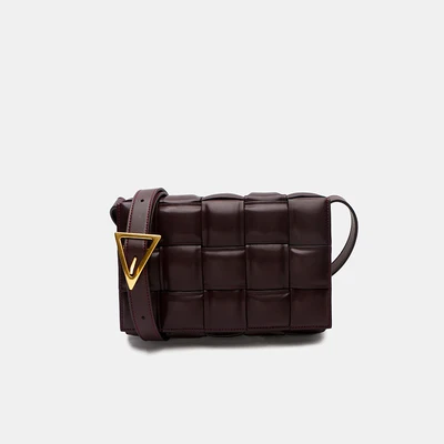 Dark Brown Роскошные кассетные сумки женские сумки через плечо дизайнерская Высококачественная сумка-Кроссбоди из натуральной кожи клатч кошельки Bolsas Feminin - Цвет: Dark Brown