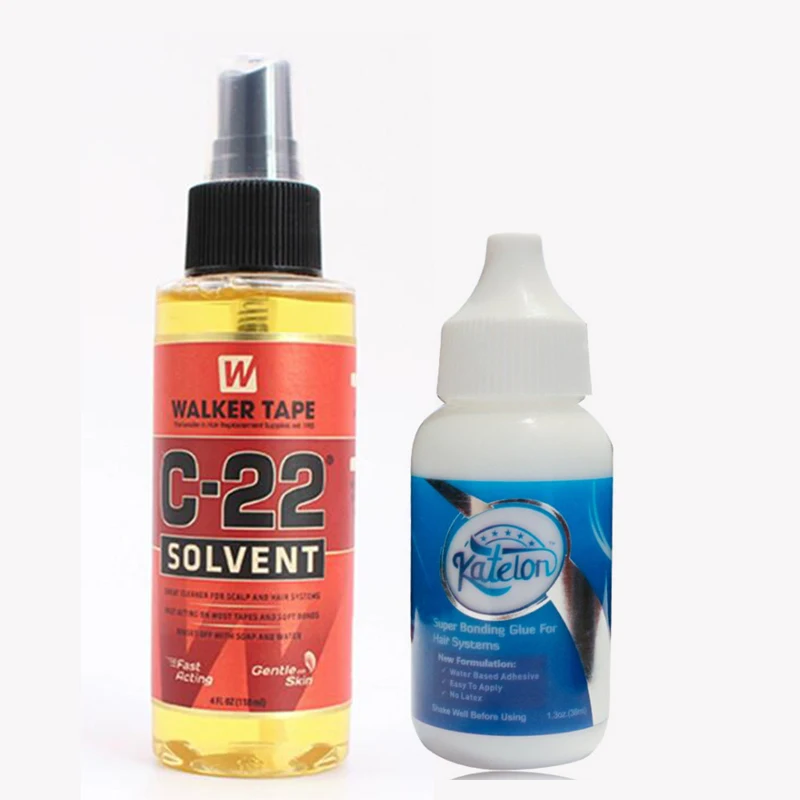 

1.3oz 38ml Lace Wig Adhesive and 4FL.OZ(118ml) C-22 Hair Solvent Tape Adhesives Remover For Lace Wigs&Toupees