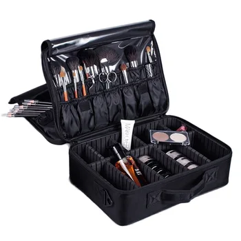 

Classify and store large make-up case, make-up artist's handbag beauty kit embroidery kit