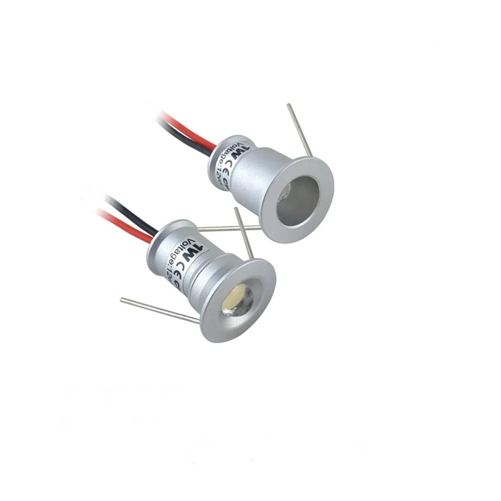 US $760.00 1W Mini Led Spot Lights DC12V Jewelry Case Cabinet Lighting 30D120D Degree 15mm CuttingDisplay Ceiling Lamp 400pcs CE list