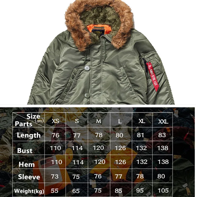 Winter N3b Polar Warm Cotton Coat Couple Outdoor Trekking Hunting Climbing Hiking Travel Men's Work Tops Medium Long Windbreaker cotton jacket