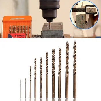 

Cobalt Bearing Bit Special Drill Sturdy Durable Silver Stainless Steel Metal Cutters Tool Carpentry Twist Drill Bits Reamer