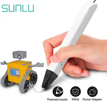 

SL-600 3D Printing Pen For Children Scribble White Color 3D Pen Support PLA/PCL Fillament As Birthday Gift Fod Kids & Adults