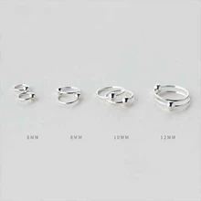 925 серьги-гвоздики из стерлингового серебра миниатюрный круглый серебряный маленькие серьги-гвоздики для женщин, из сережки из стерлингового серебра пробы 30