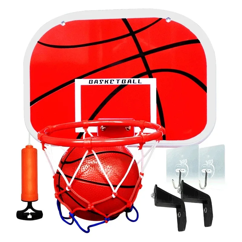 Çocuklar asılı basketbol potası kapalı sepet topu kapı Mini basketbol  panyası aile/ofis Backboard oyun basketbol oyuncak seti|Basketbol Topları|  - AliExpress