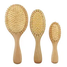 Портативная Массажная расческа для головы, подушка безопасности, массажная расческа, Антистатическая, против выпадения волос, натуральный вязь, расческа, дышащая, пушистая, массажная расческа