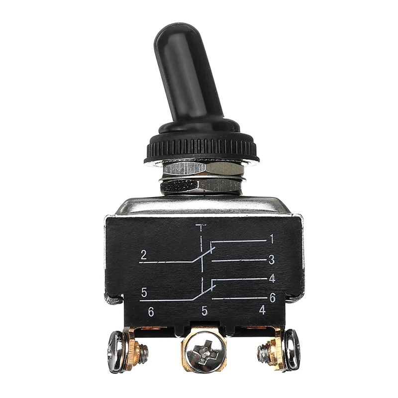 KEDU HY29D 250V DPDT On-On серебряные контакты Высокое качество 6 полный тип мгновенный винтовой тумблер для электроприборов