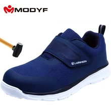 MODYF Мужская защитная обувь со стальным носком, защитная обувь; легкая, Противоударная Рабочая обувь для мужчин