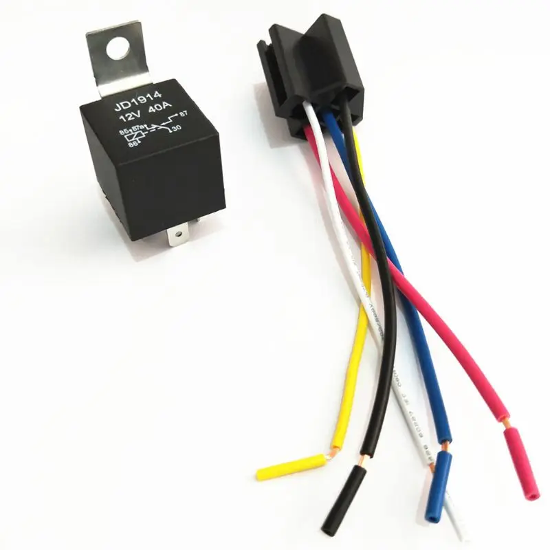 

OOTDTY Car Relay with Socket GPS Tracker Anti-theft Auto DC12V/24V Optional Volt Parts A5YD