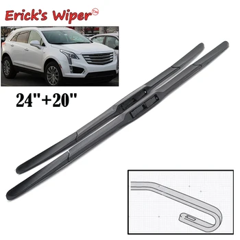 

Erick's Wiper Front Hybrid Wiper Blades For Cadillac XT5 2016 2017 2018 2019 2020 Windshield Windscreen Front Window 24"+20"
