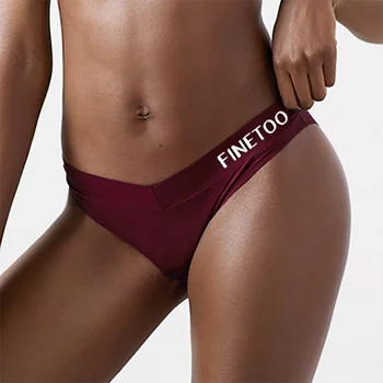 

FINETOO Low Waist Seamless Panties M-XL Women Panties Sexy V Waist Underwear Fashion Girls Bikini Underpants Female Lingerie New