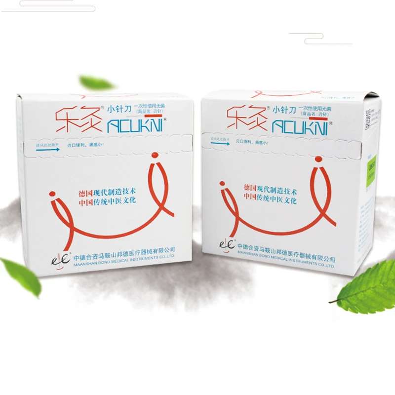 

50 Pcs Disposable Sterile Acupuncture Needle Plastic Handle Acupotomy Health99