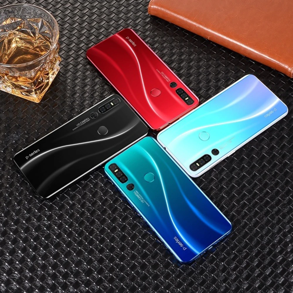 SOYES P30 Pro Mobile Phone Android9.0 RAM 2GB 32GB ROM Smart Unlock Face ID 6.3inch 2 SIM Cards Waterdrop Screen Cellphone