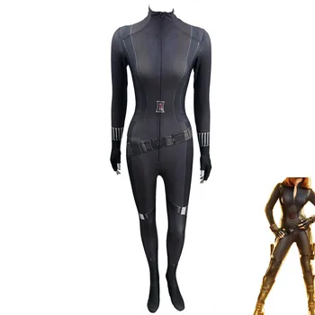 

Avengers Endgame Black Widow Cosplay Costume Jumpsuit Avengers 4 Natasha Romanoff Costume Halloween Carnival Women Costumes