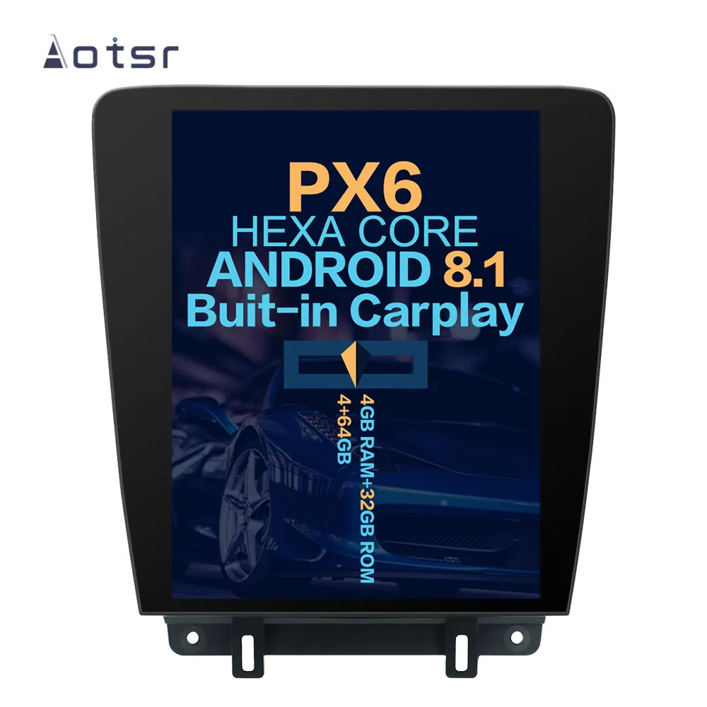 Clearance Aotsr Tesla 12.1“ Vertical screen Android 8.1 Car DVD Multimedia player GPS Navigation For Ford Mustang 2010-2014 carplay WiFi 0 Clearance Aotsr Tesla 12.1“ Vertical screen Android 8.1 Car DVD Multimedia player GPS Navigation For Ford Mustang 2010-2014 carplay WiFi 0