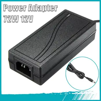 

12V AC/DC LED Power Supply Adapter 72W 6A for LED Light N1L4 LED Power Lighting Transformer for LED Display CCTV Camera