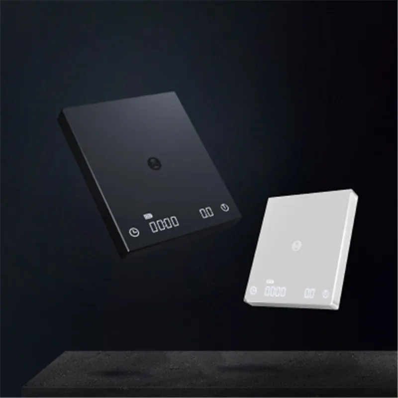 

Electronic Coffee Scale USB Hand Punch Multi-functional Bar Counter Scale 2KG/0.1g household Kitchen Gram Cake Scale with Timer