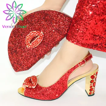 

Latest Design African Shoe and Bags Wedding Shoe and Bag Sets Italian Bag and Shoes Set Italy Nigerian Shoes and Matching Bags