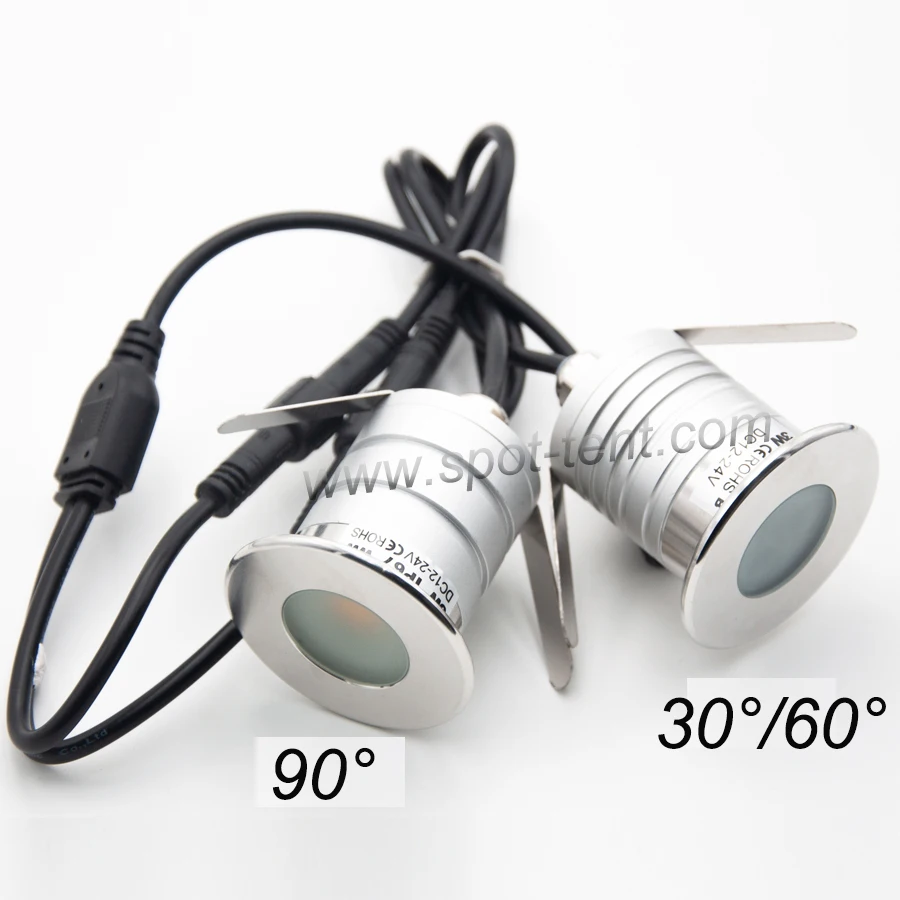 Нержавеющая сталь IP67 3W CREE 12V 24V dc мини светодиодный точечное освещение CE открытый бассейн настенный светильник D35mm