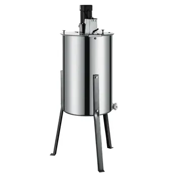 

Stainless Steel 2 Frames Electric Honey Extractor Food Grade 120 W Motor 3 Steel Legs
