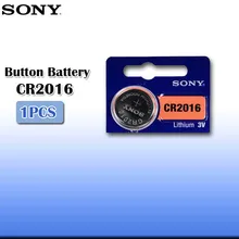 1 шт./лот sony CR2016 3V оригинальная литиевая батарея для автомобильных ключей часы пульт дистанционного управления игрушки ECR2016 GPCR2016 кнопка батареи