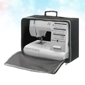 

Oxford Cloth Sewing Machine Cover Dustproof Handbag Sewing Machine Zipper Bag Black