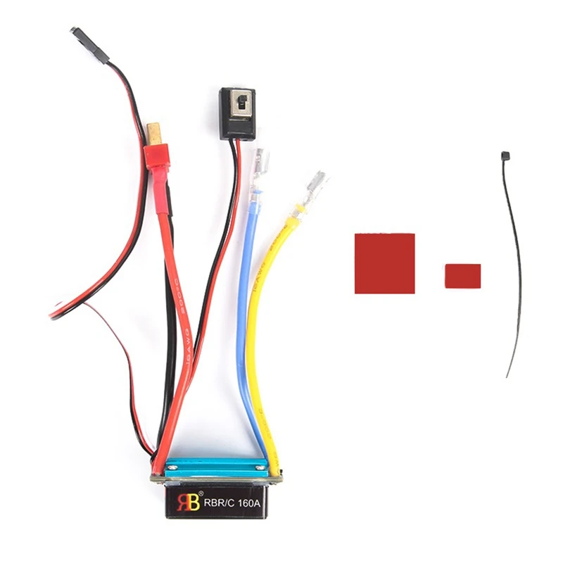 3S 160A Brushless ESC Electric Speed Controller T Plug for 1/8 1/10 1/12 RC Crawler Car Boat | Игрушки и хобби