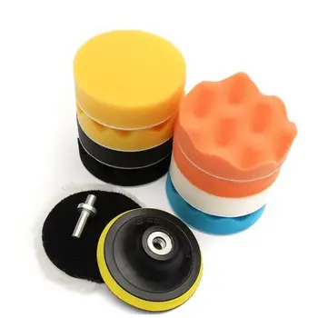 

11Pcs Set Car Polishing Pad Set Buffing Sponge Polish Auto Drill Set Kit Polisher Pads For Car Sponge Waxing Wax Wheel