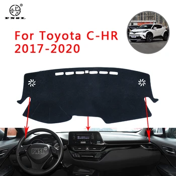 

PNSL Car Dashboard Cover Dash Mat Dash Pad Carpet For TOYOTA C-HR 2017-2020 Sun protection anti - slip anti - uv