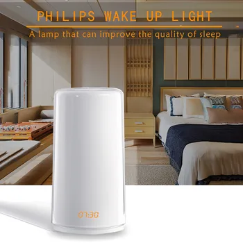 

2020 Smart Home Luxurious Natural Wake Up Table Iamp Sunrise Simulation Nature Ringing Led Alarm Clock Умный Дом Dropshipping