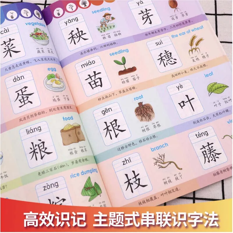 Learning 1000 Chinese Characters for Preschool Kids/Children Early Education Book with Pictures&Pinyin and English Learning 1000 Chinese Characters for Preschool Kids/Children Early Education Book with Pictures&Pinyin and English