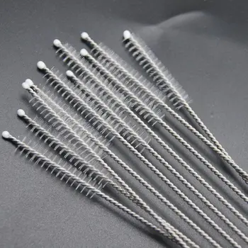 

10pcs Nylon Straw Cleaners Cleaning Brush Drinking Pipe Cleaners Stainless Steel Glass